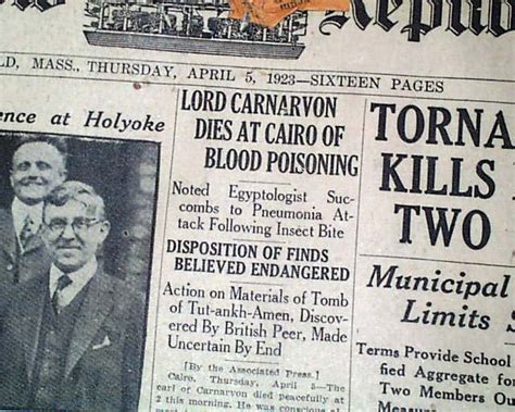The Curse Lives On: Lord Carnarvon's Ongoing Legacy of Misfortune